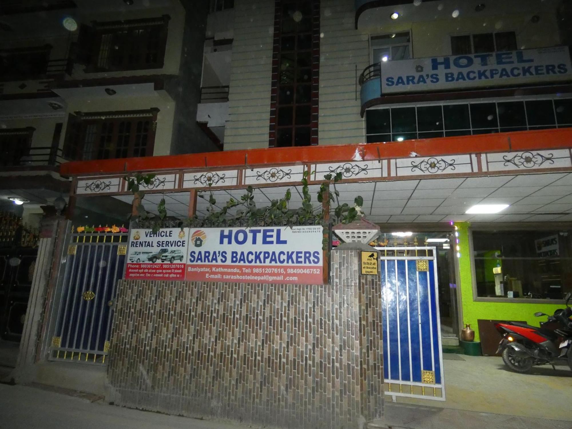 Sara'S Backpackers Hotel Kathmandu Exterior photo